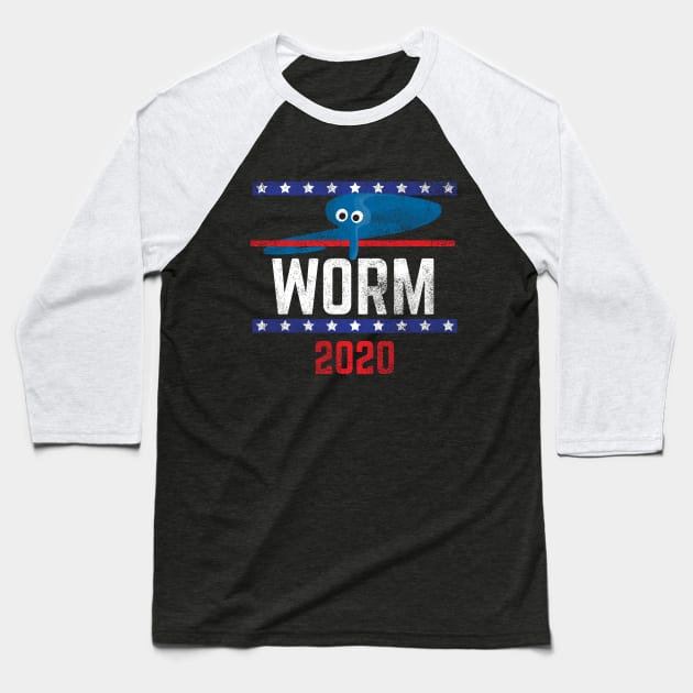 Magic Worm On A String Meme Blue Worm 2020 for President Baseball T-Shirt by YourGoods